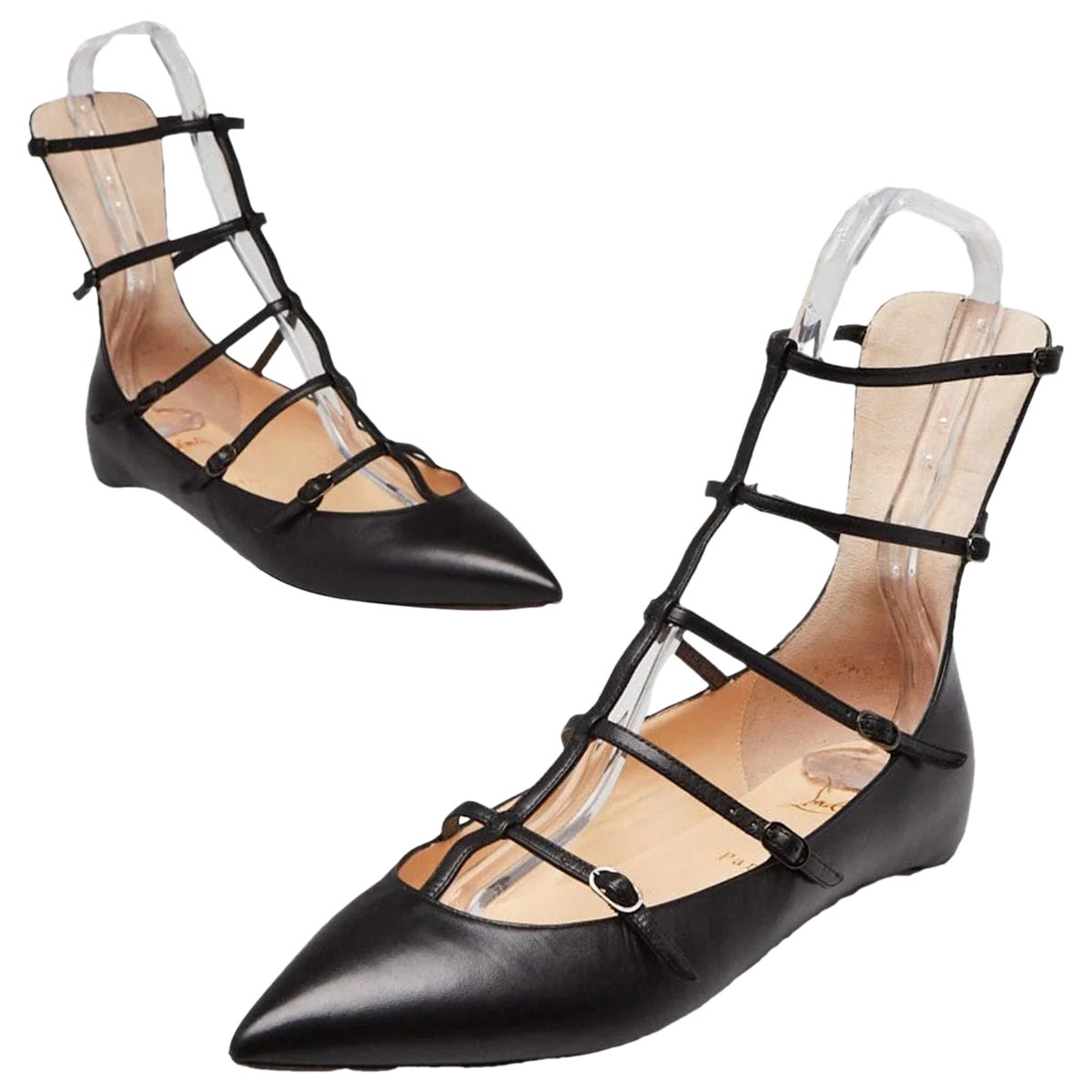 Madame Mix leather flats