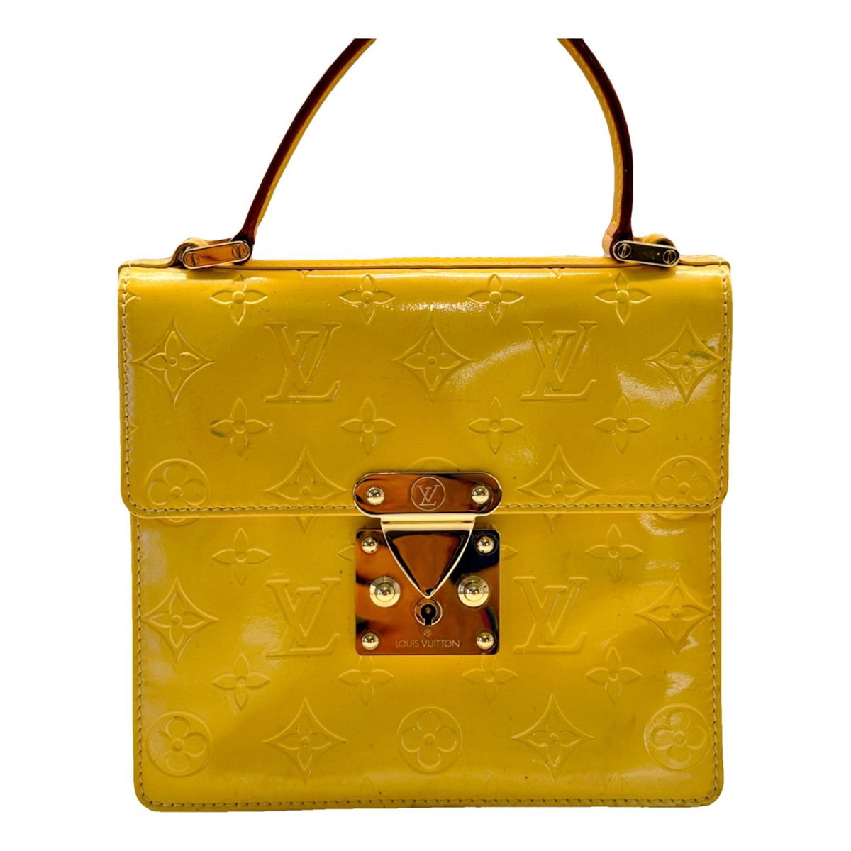 Spring street patent leather crossbody bag