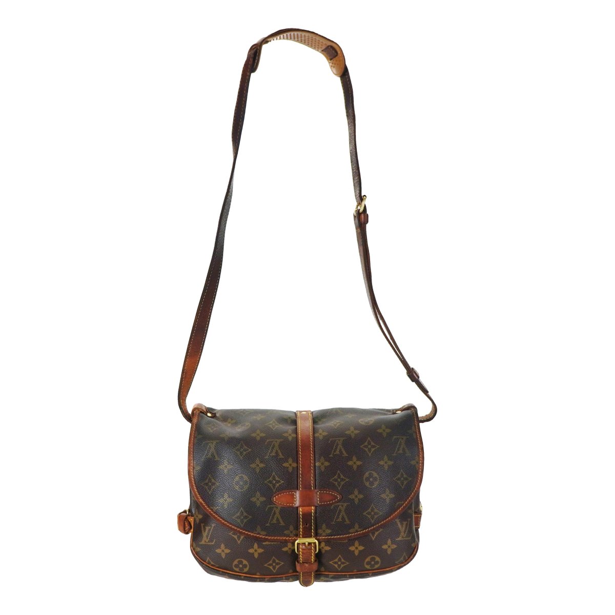 Saumur leather crossbody bag