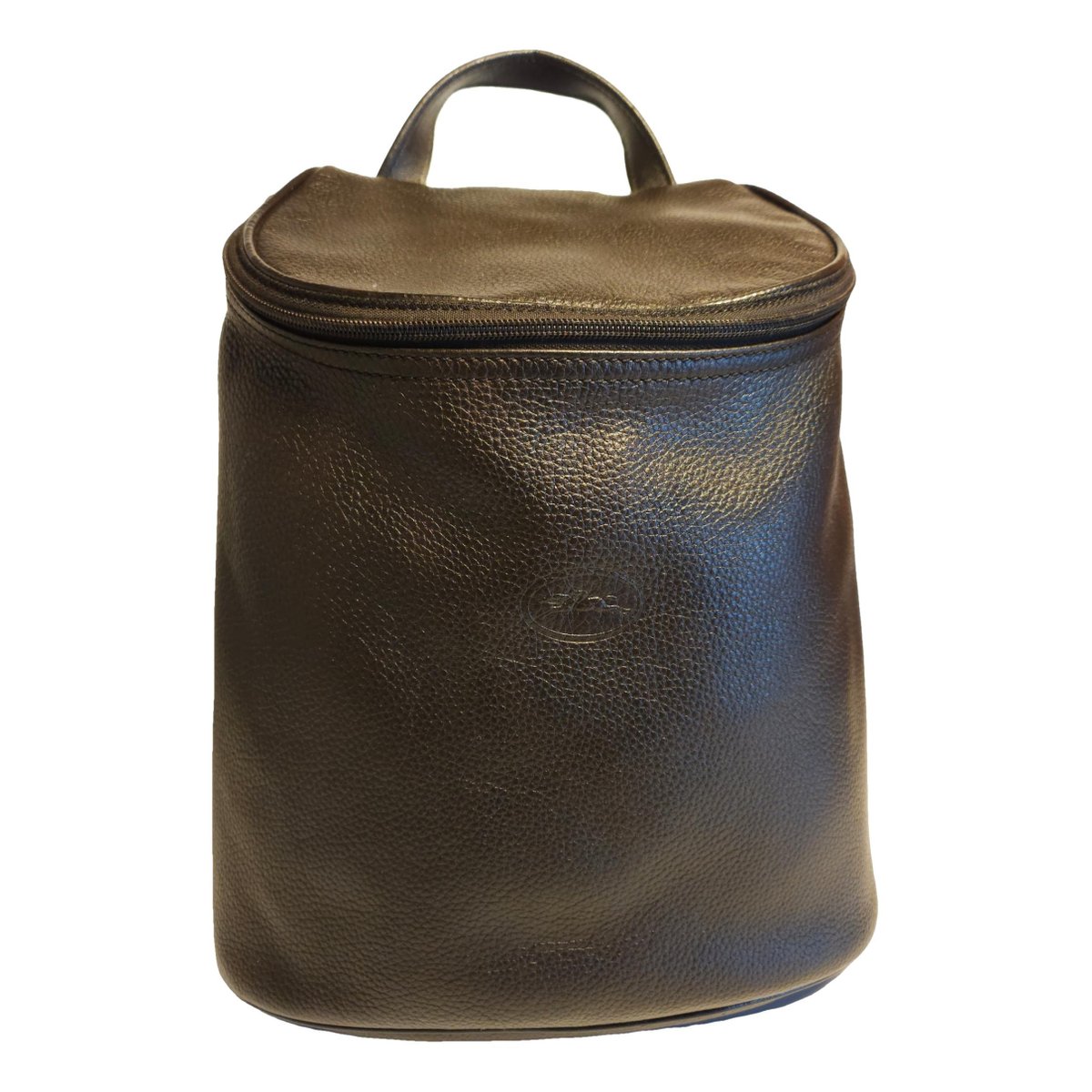 Foulonné leather backpack