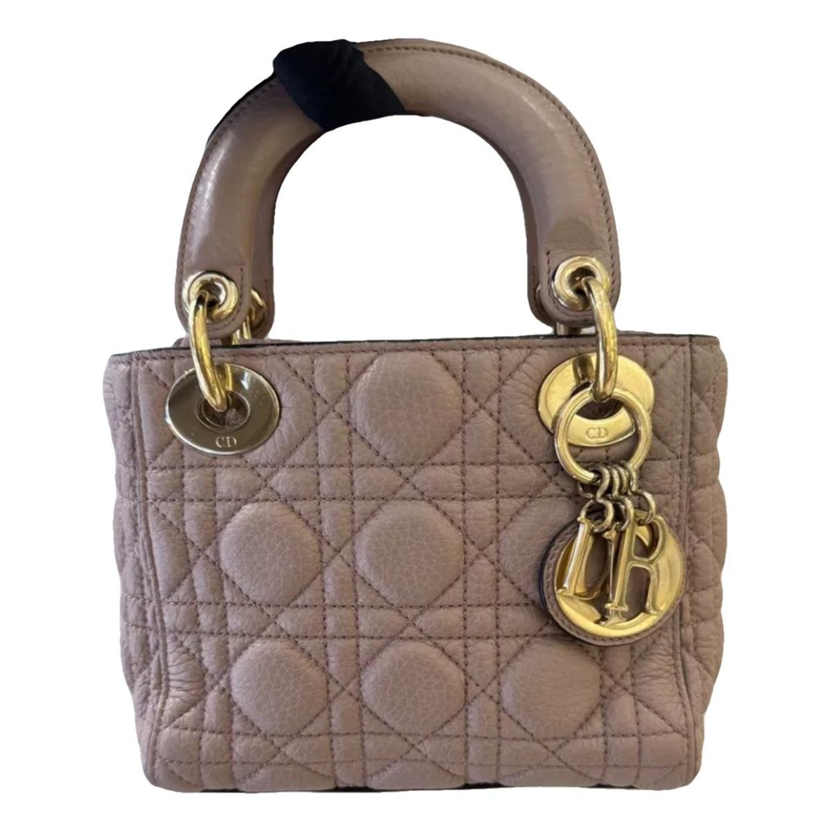 Lady Dior leather handbag