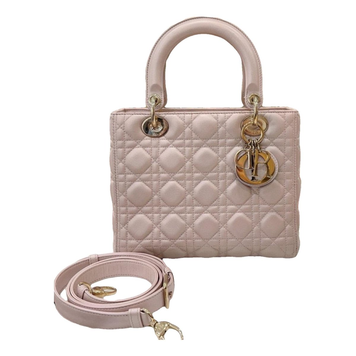 Lady Dior leather handbag