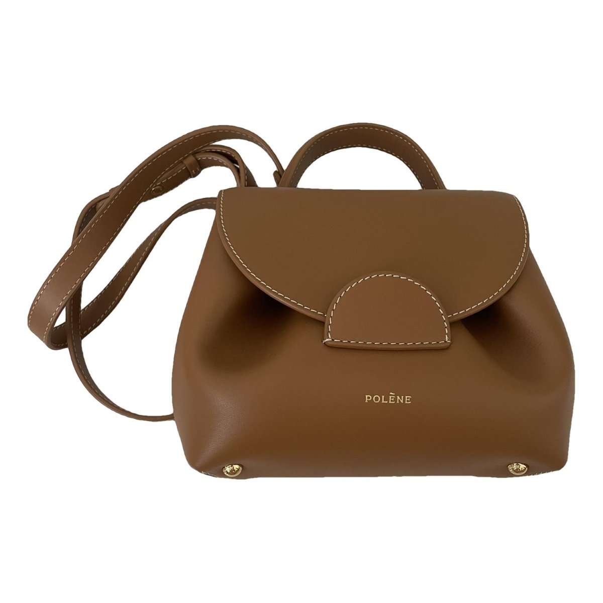 Numéro un leather crossbody bag