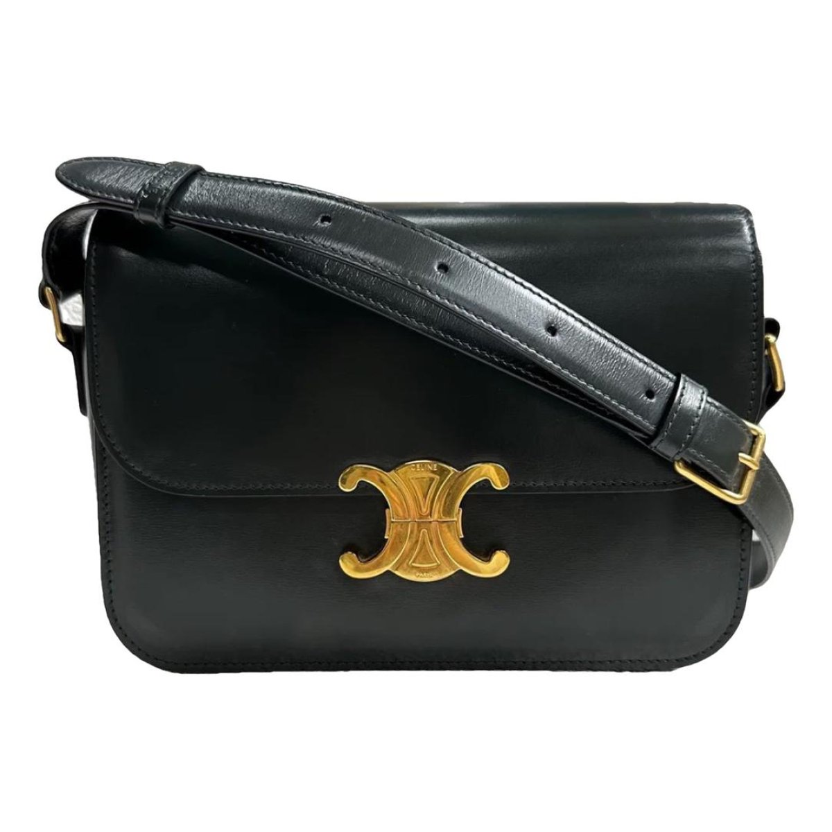 Triomphe leather handbag
