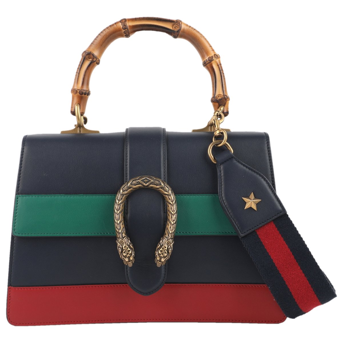 Dionysus Bamboo leather handbag