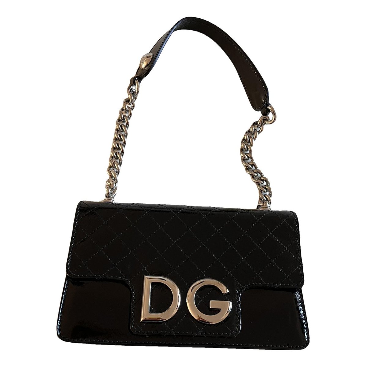 DG Girls patent leather handbag