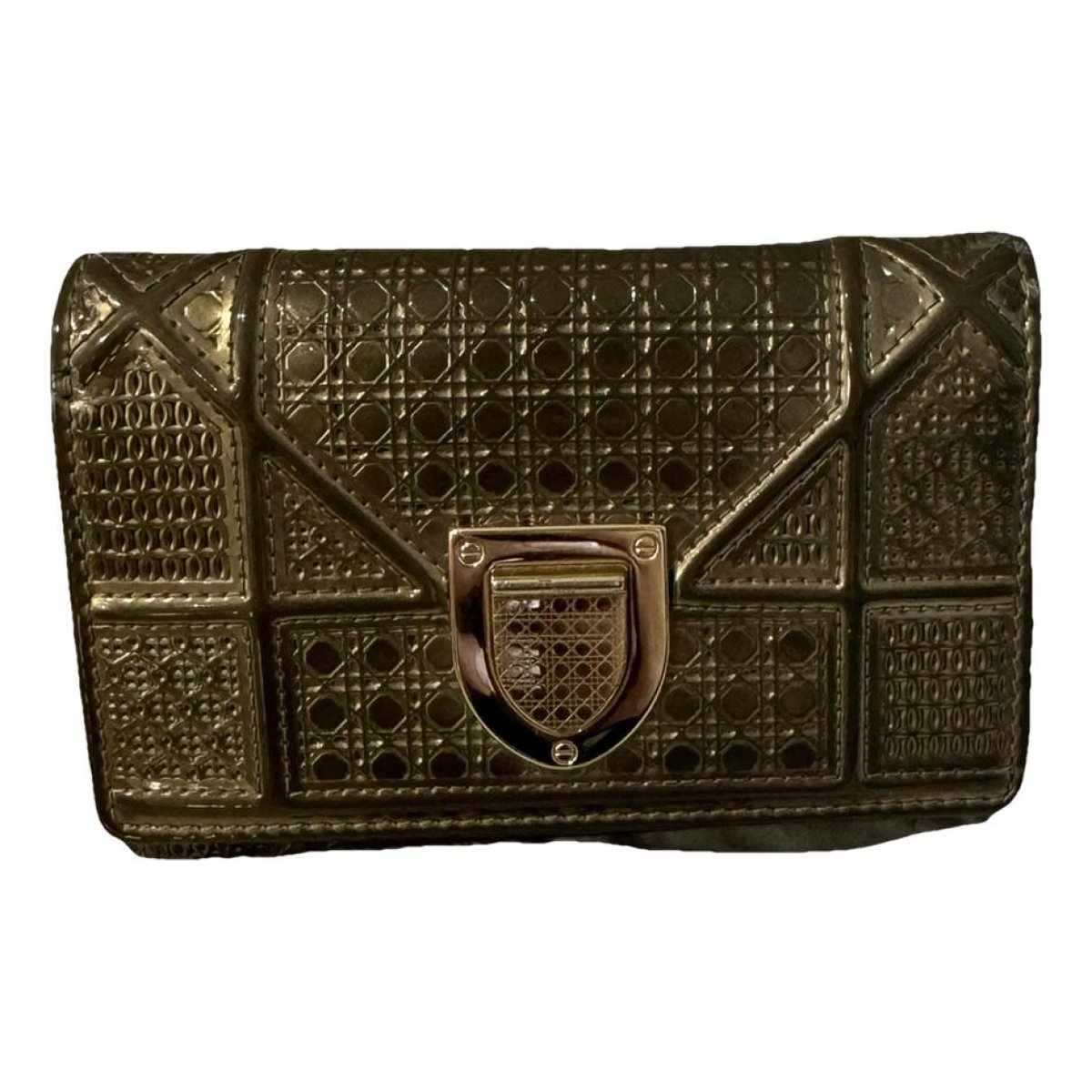 Diorama leather wallet
