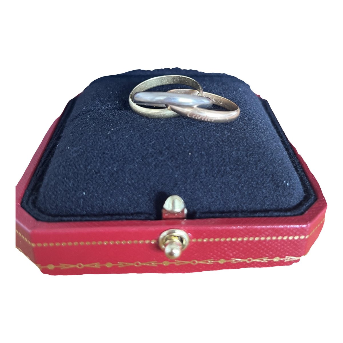 Trinity white gold ring