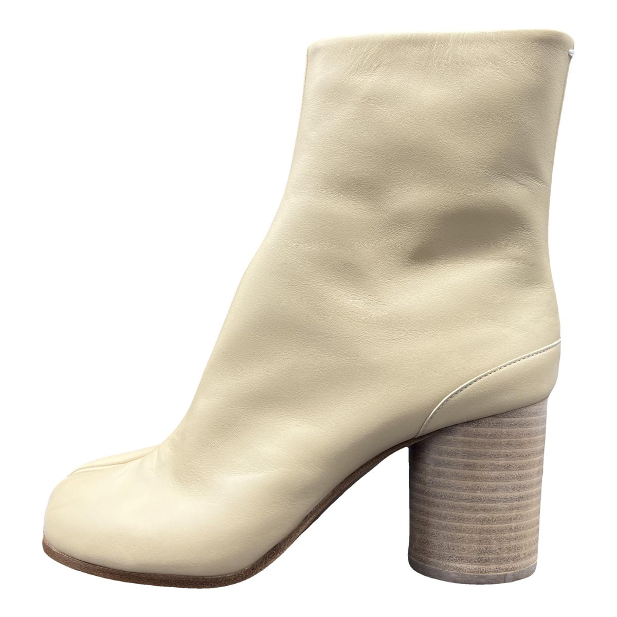 Tabi leather ankle boots