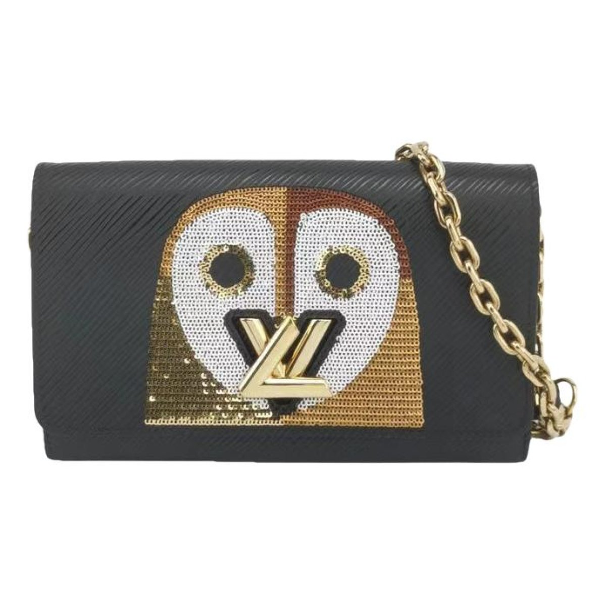 Twist leather crossbody bag