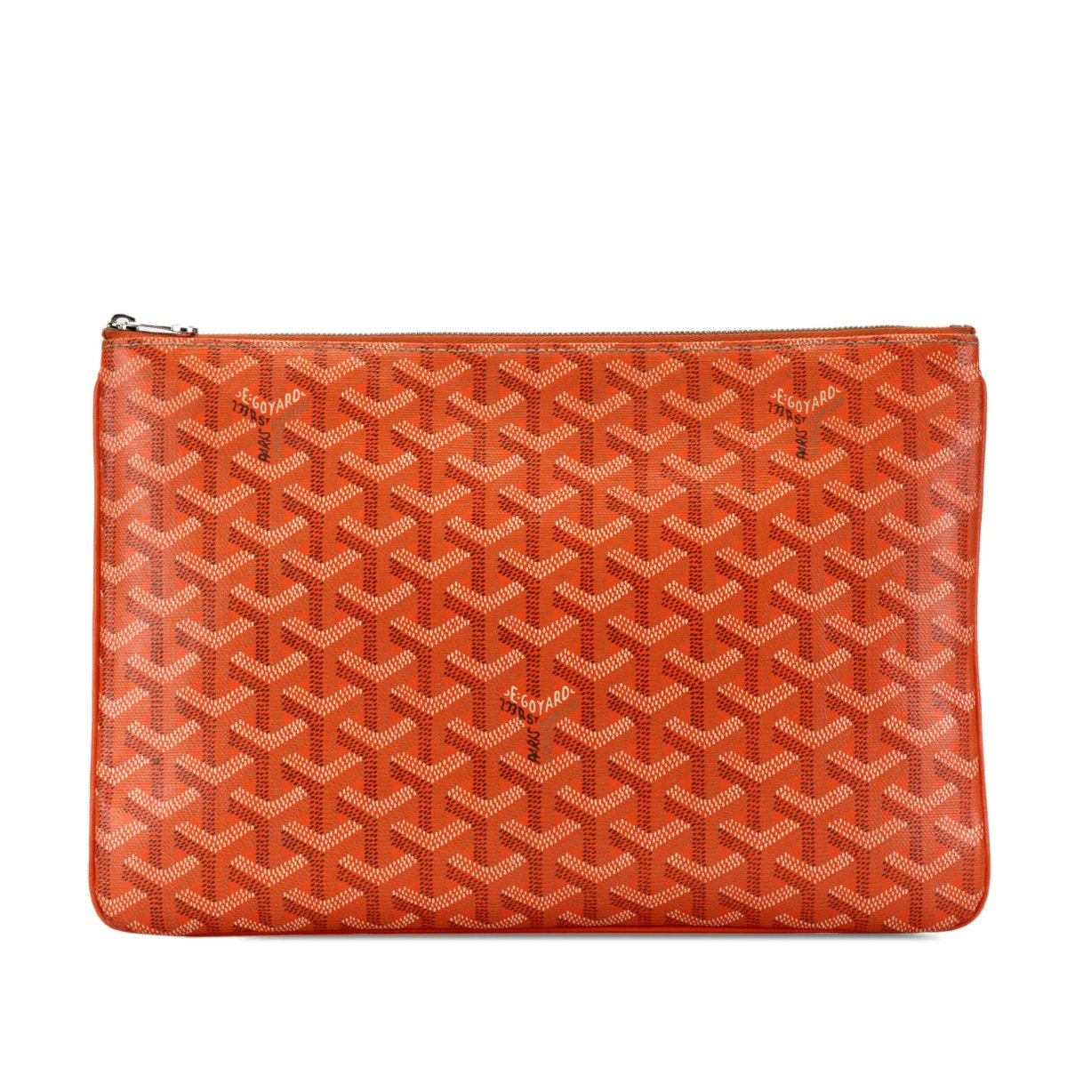 Sénat leather clutch bag