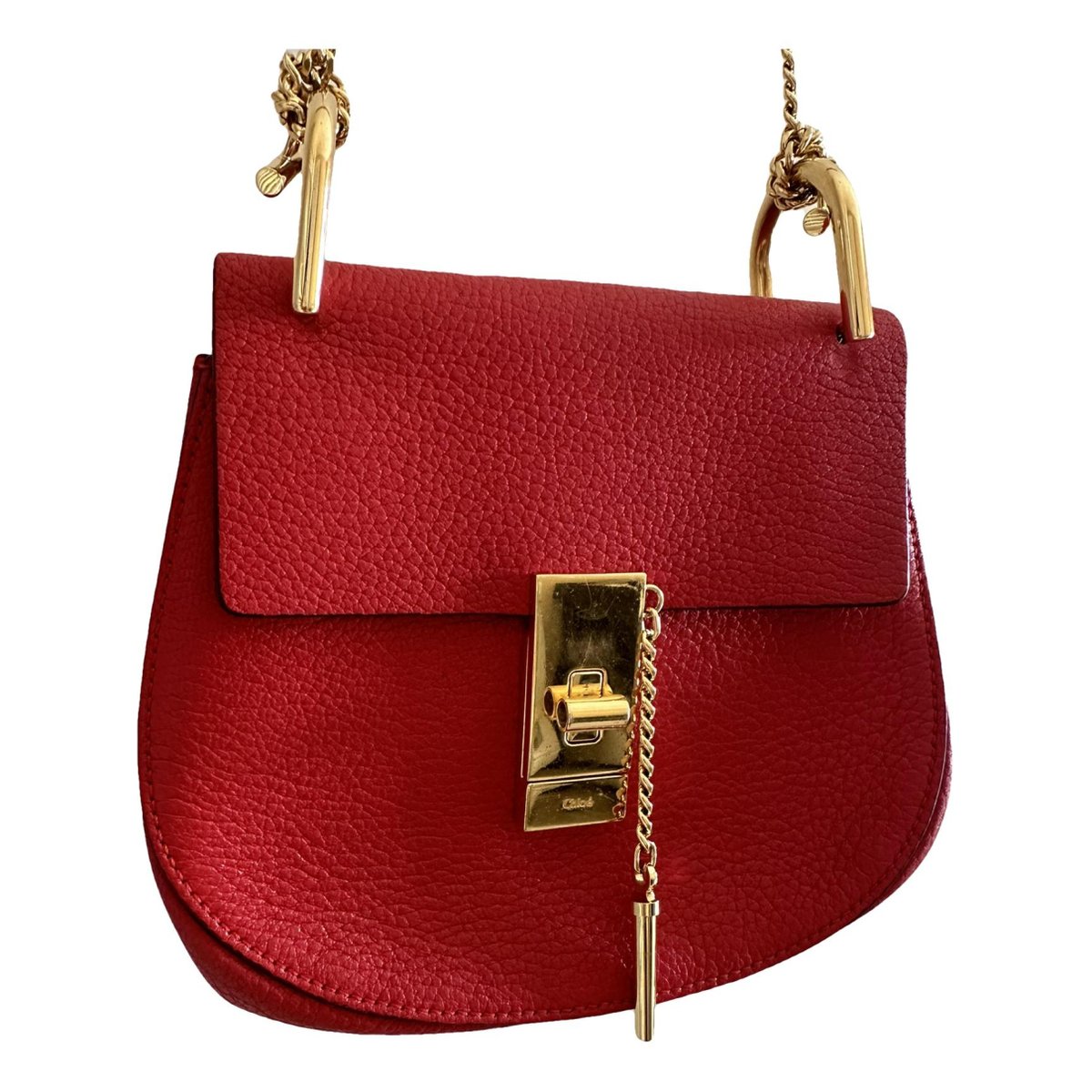 Drew leather crossbody bag