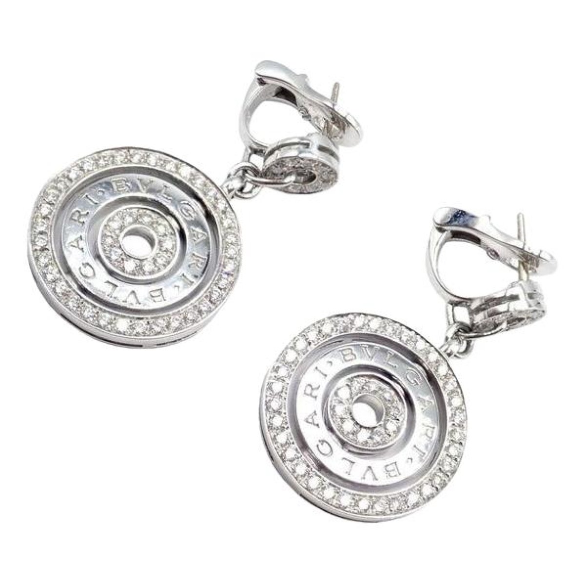Astrale white gold earrings