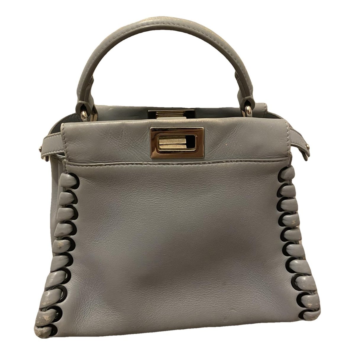 Peekaboo leather handbag