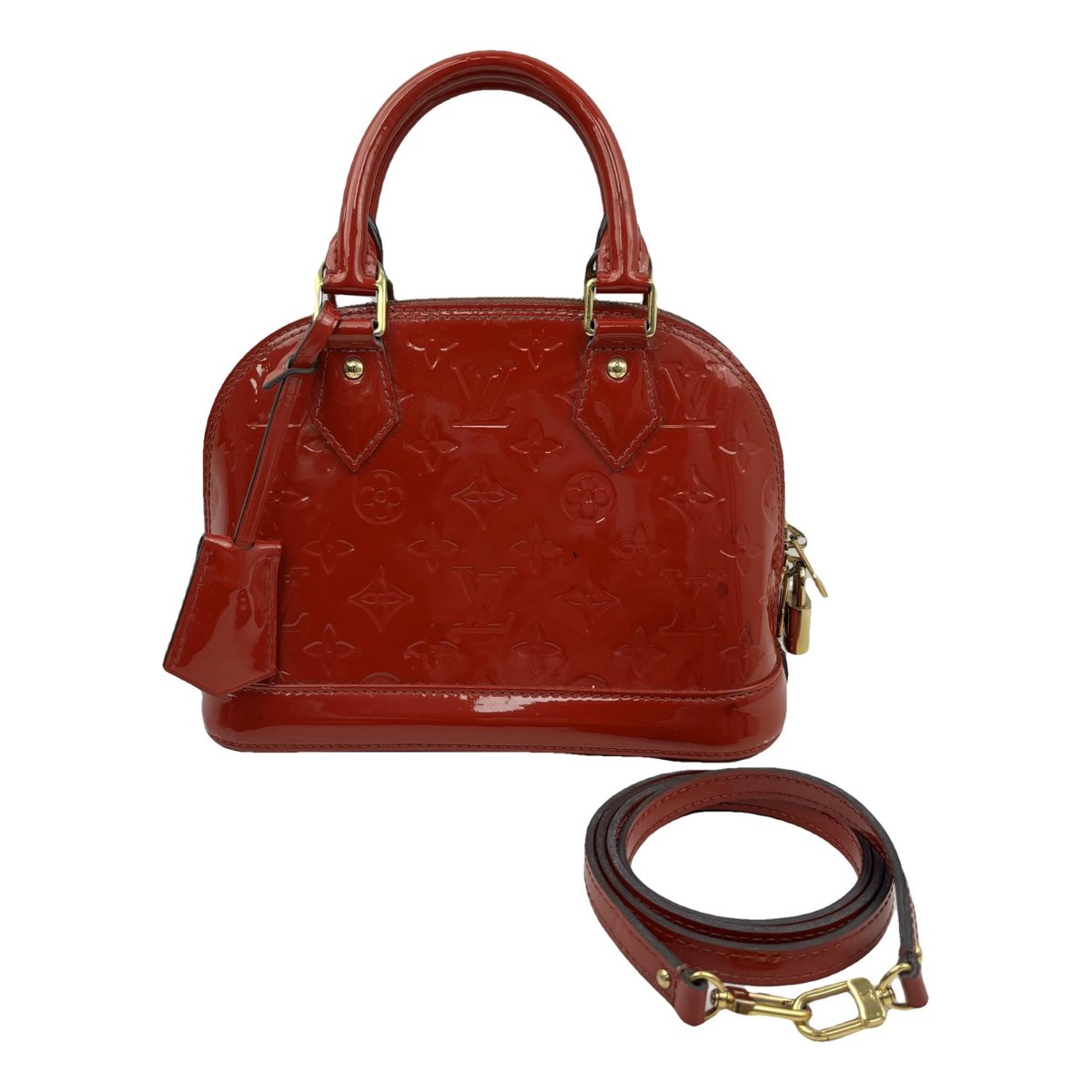 Alma BB patent leather handbag