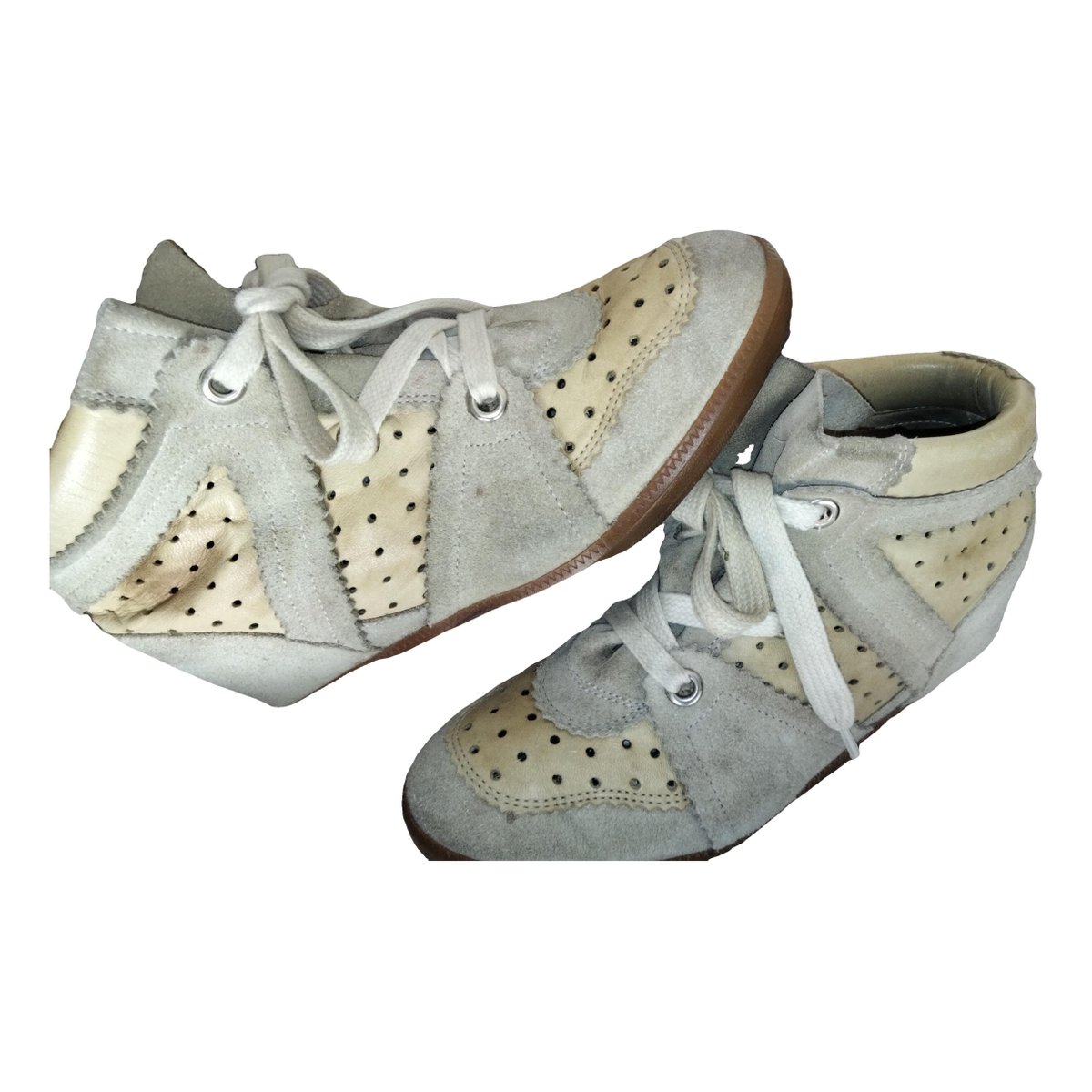 Betty leather trainers