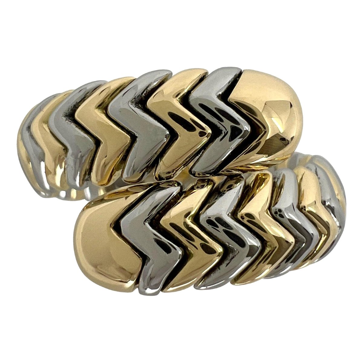 Tubogas yellow gold ring