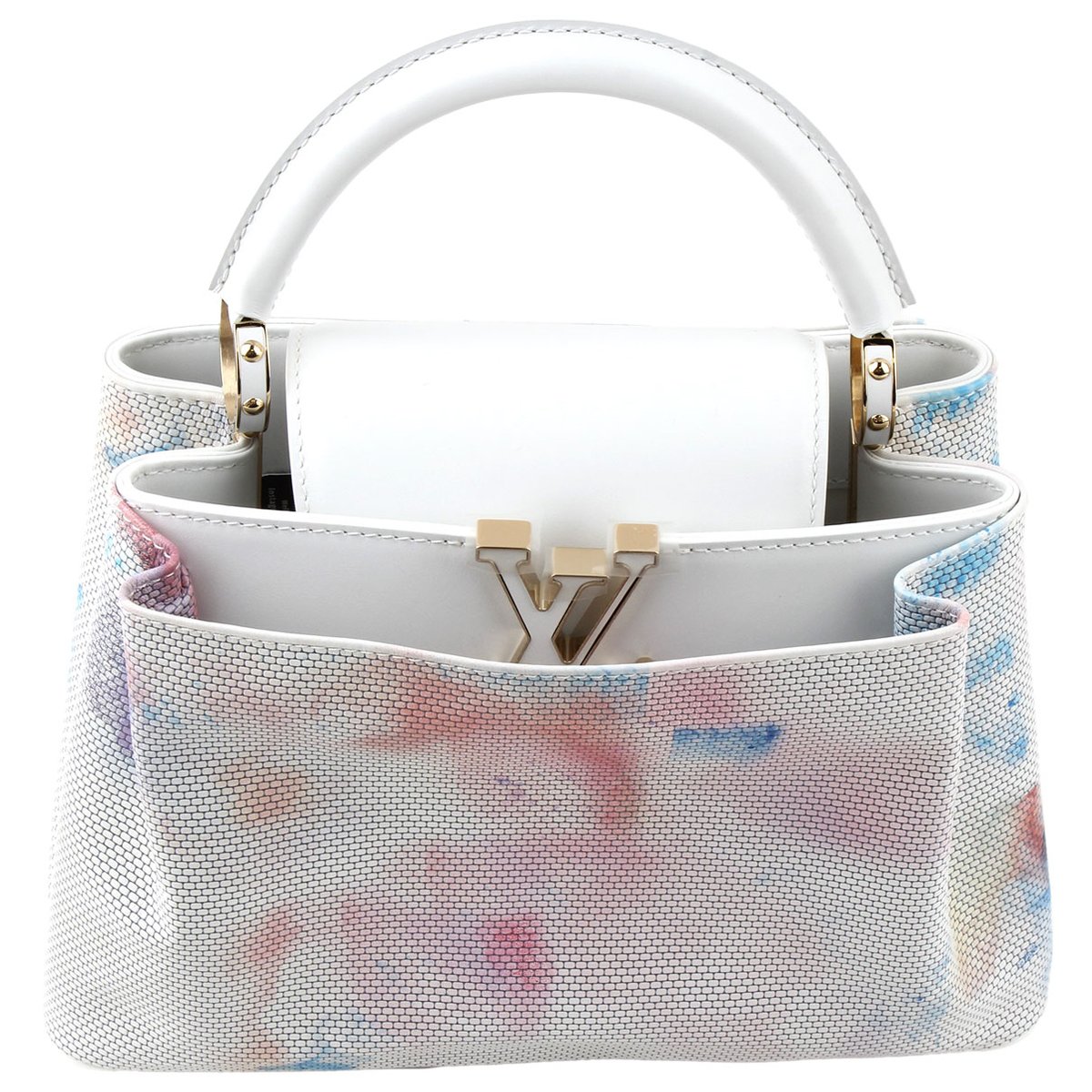 Capucines leather handbag