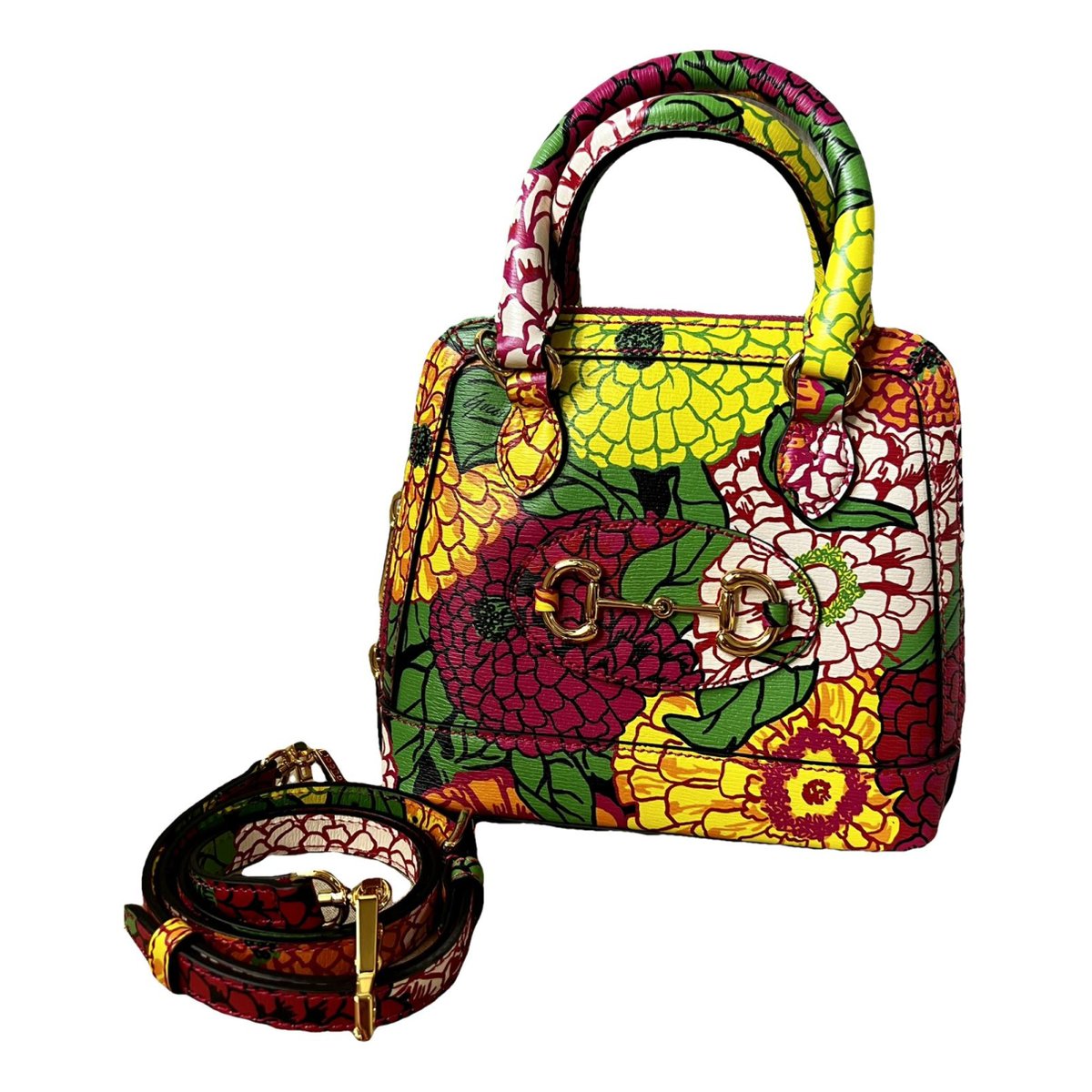 Handle Horsebit 1955 leather handbag