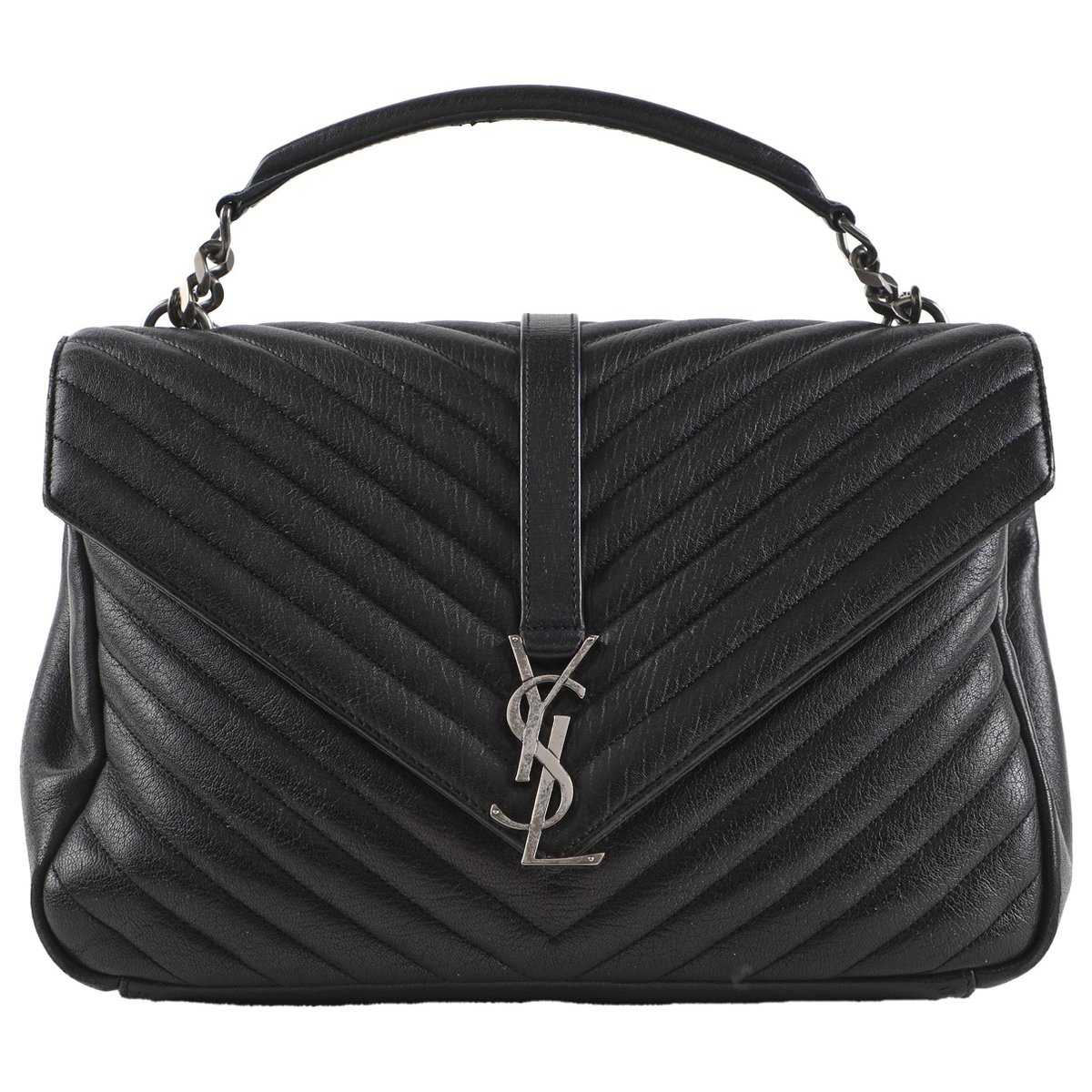 Collége monogramme leather handbag