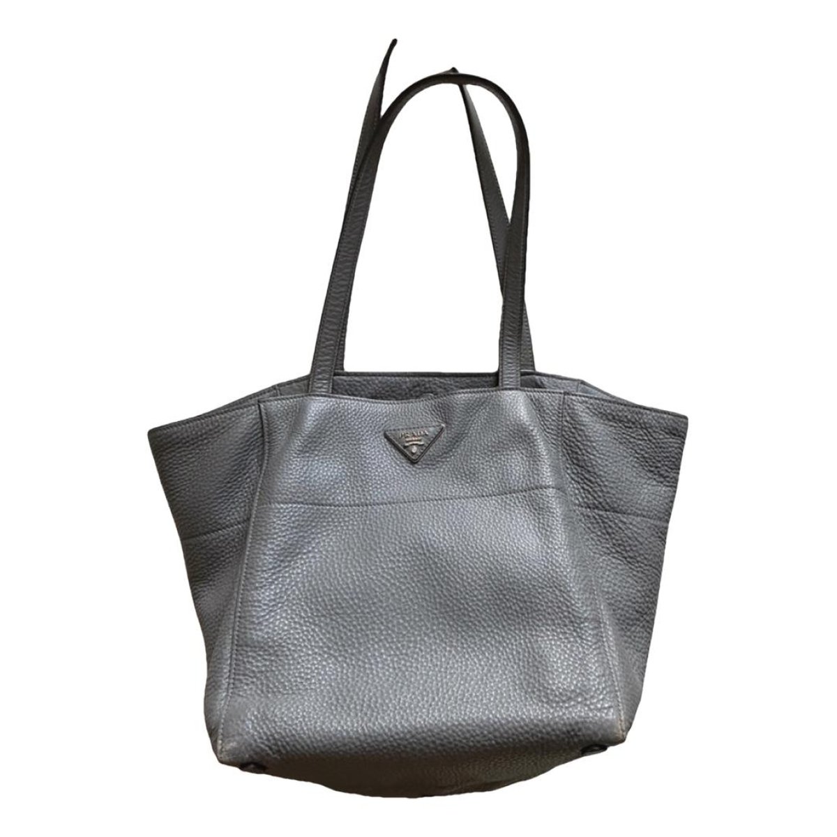 Monochrome leather handbag
