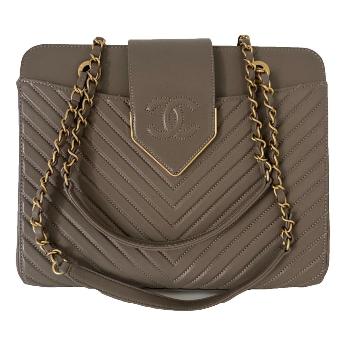 Classic CC Shopping leather tote