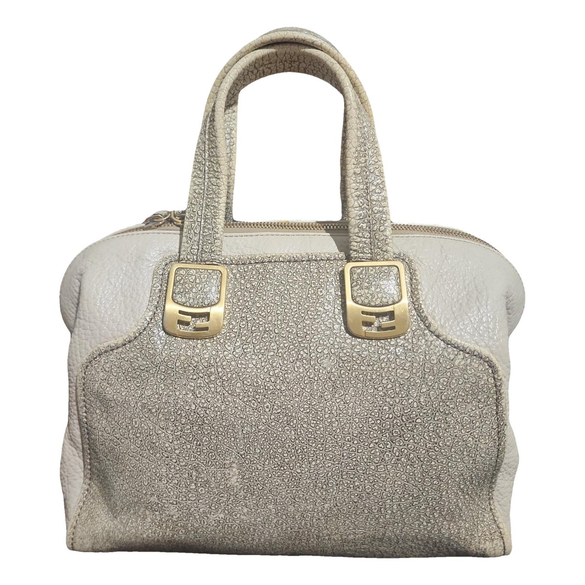 Chameleon leather satchel