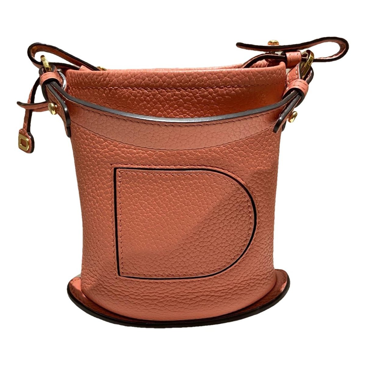Pin leather handbag