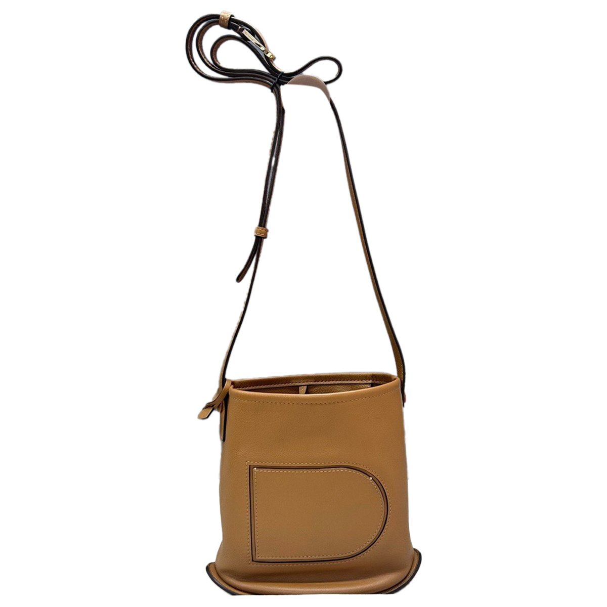 Pin leather handbag
