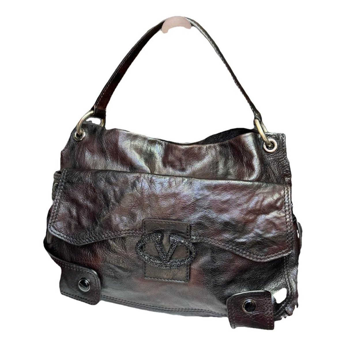 Vsling Top Handle leather handbag