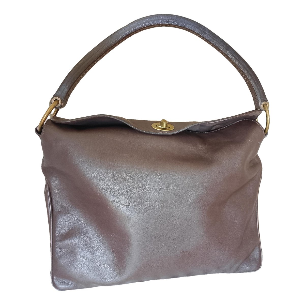 Bow bag leather handbag