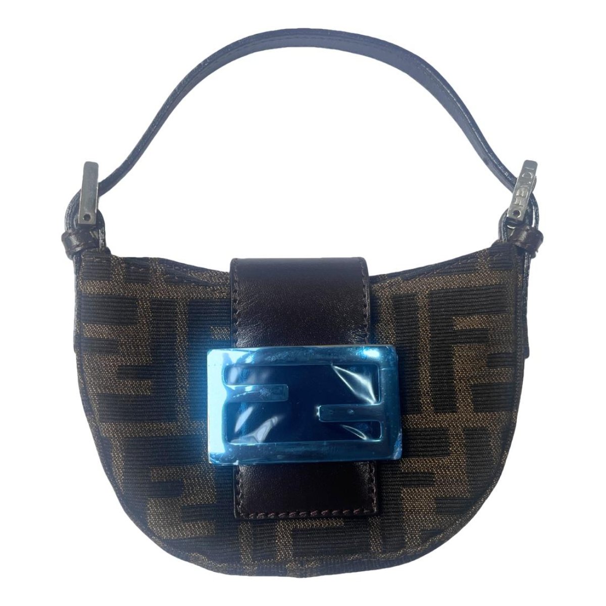 Croissant Vintage cloth handbag
