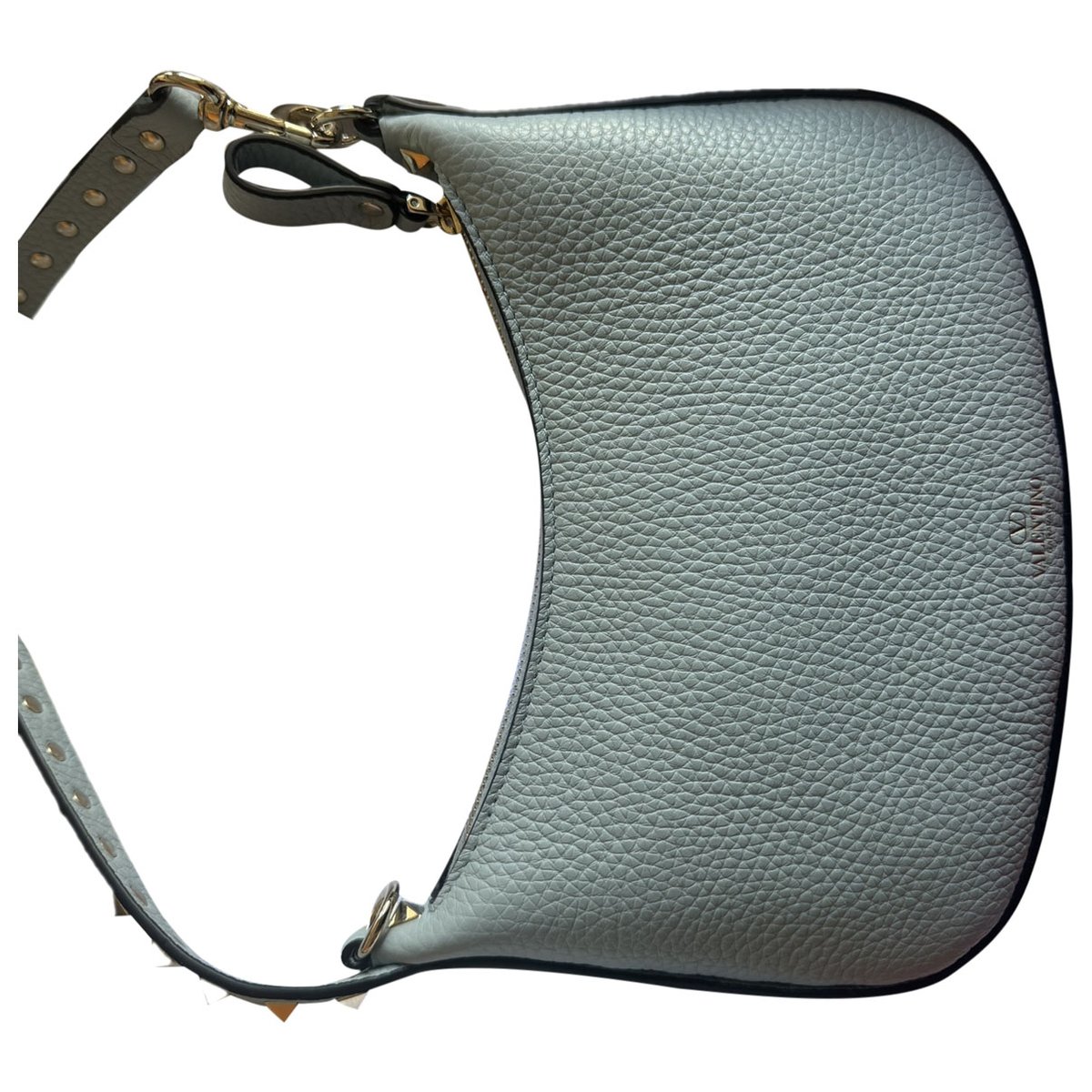 Rockstud Hobo leather handbag