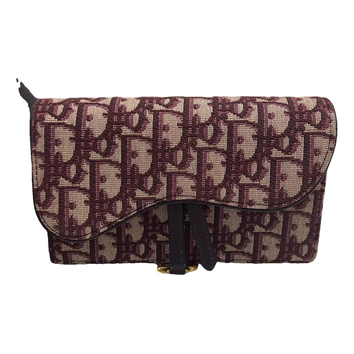 Saddle rectangular cloth handbag