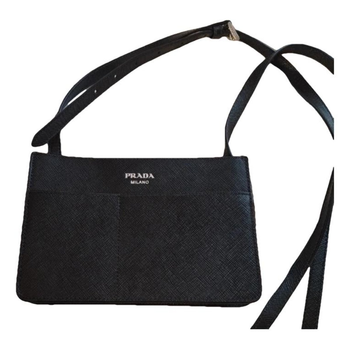 Light Frame leather crossbody bag