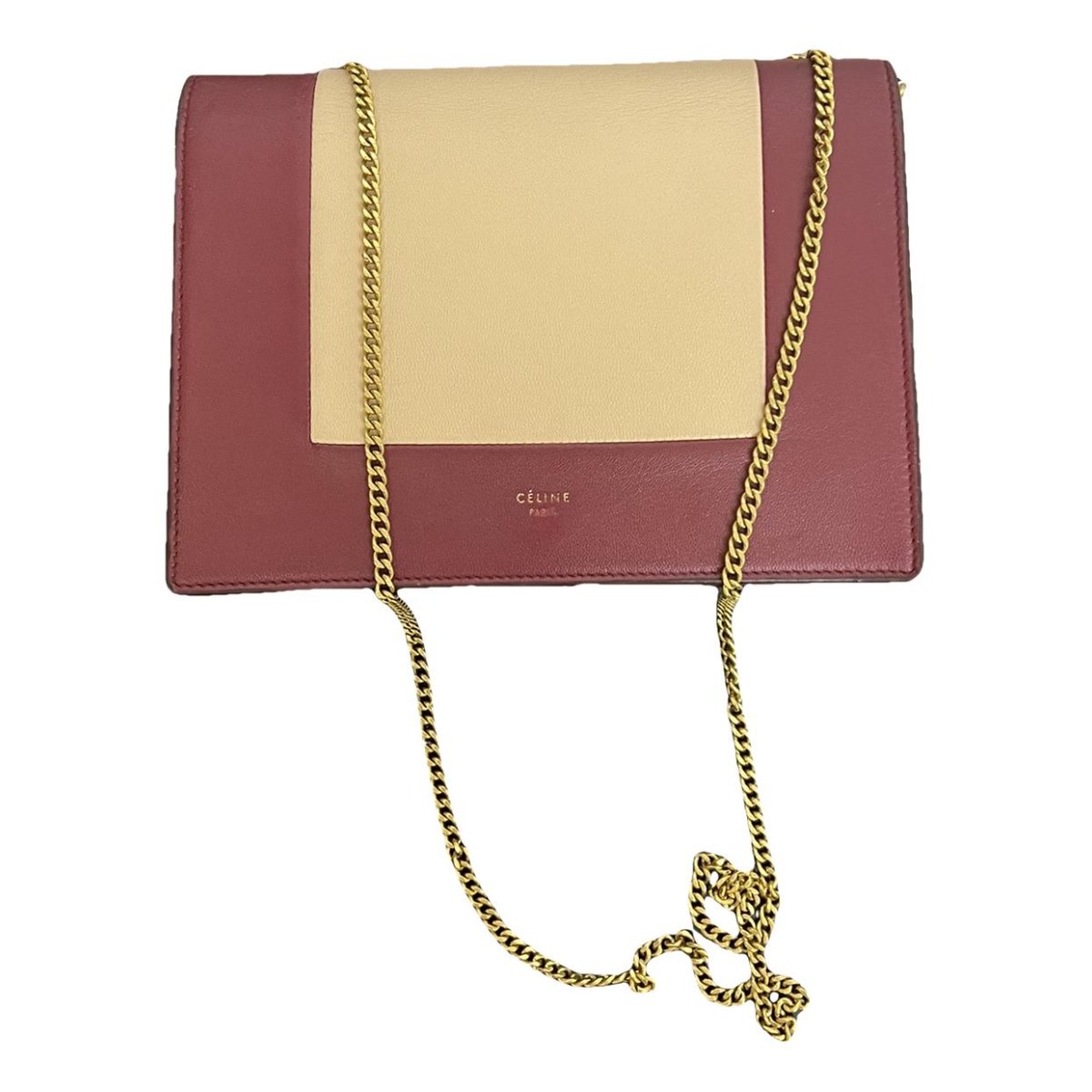 Frame leather crossbody bag