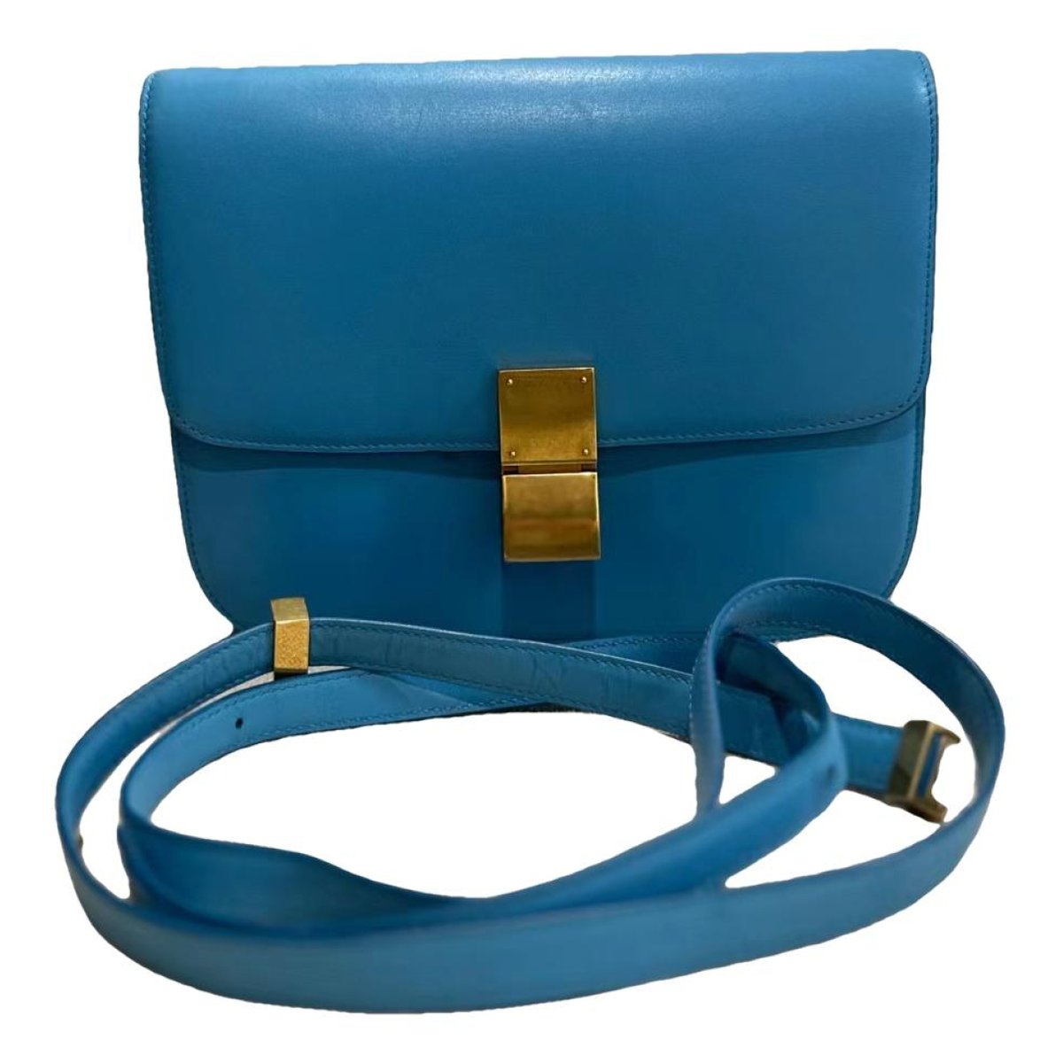 Classic leather crossbody bag