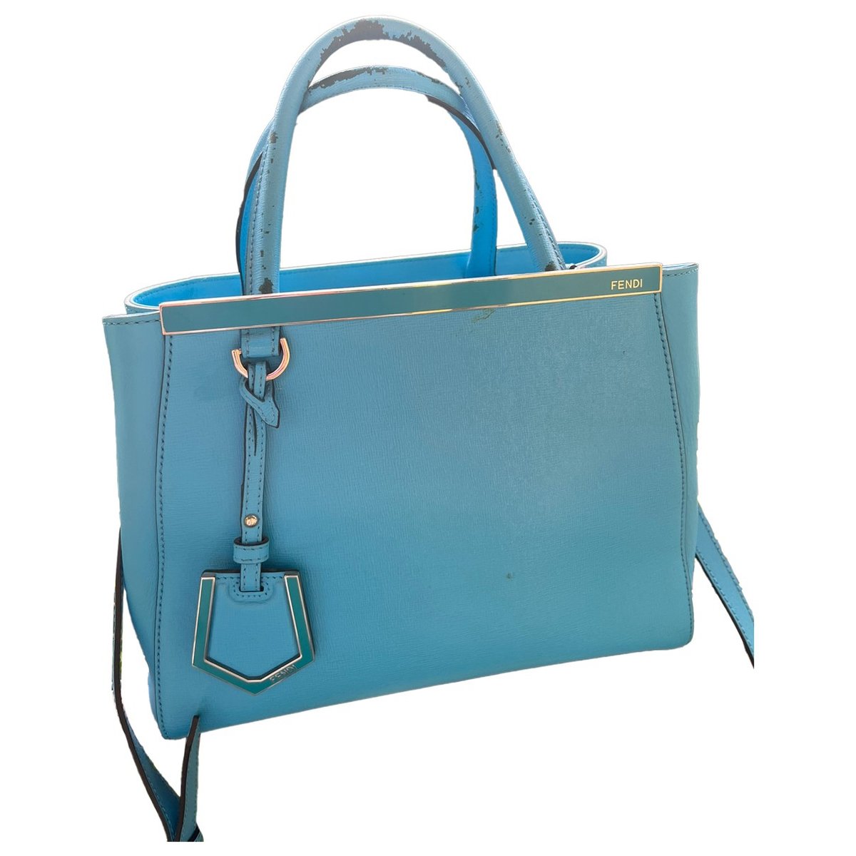 Dot Com leather handbag