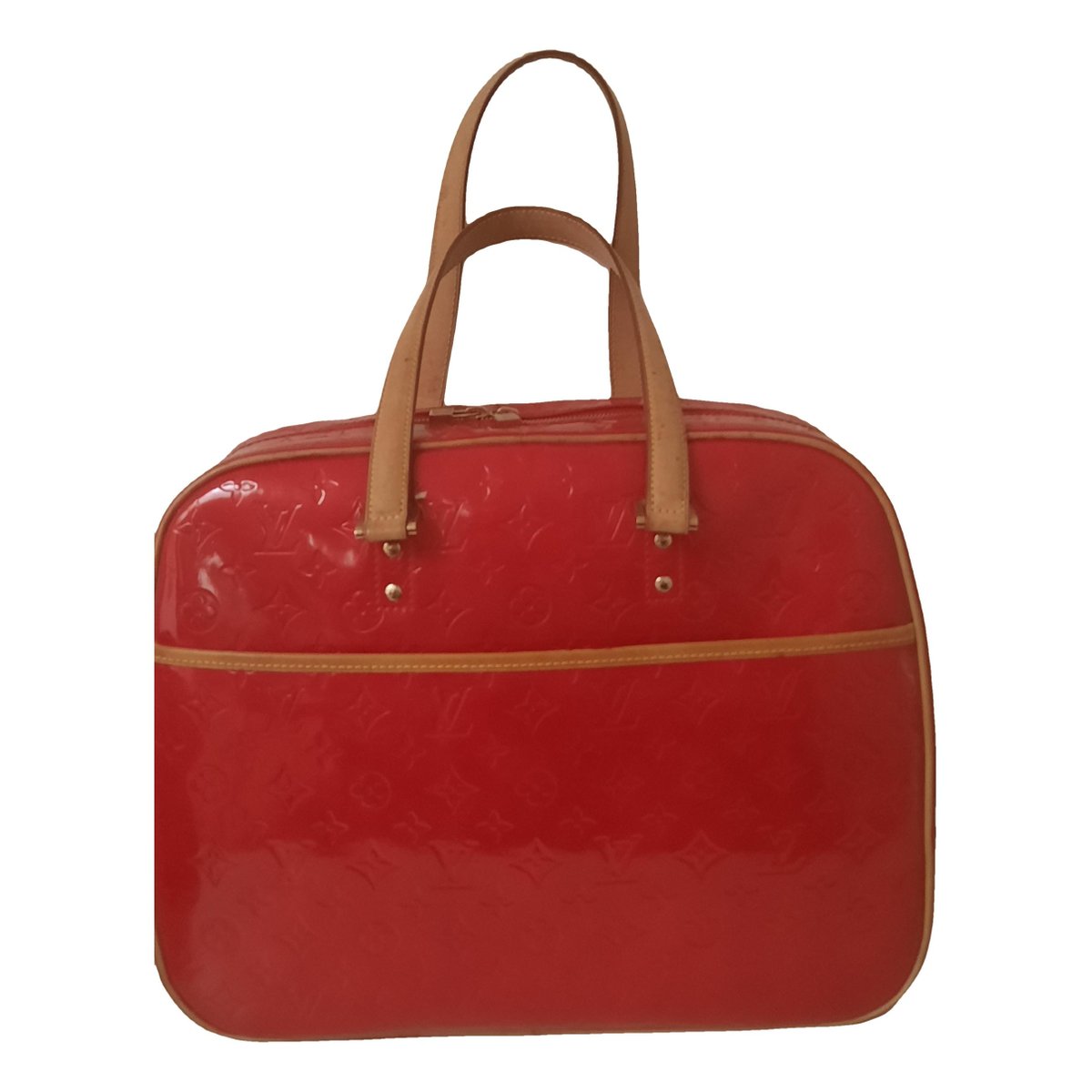 Sutton patent leather tote