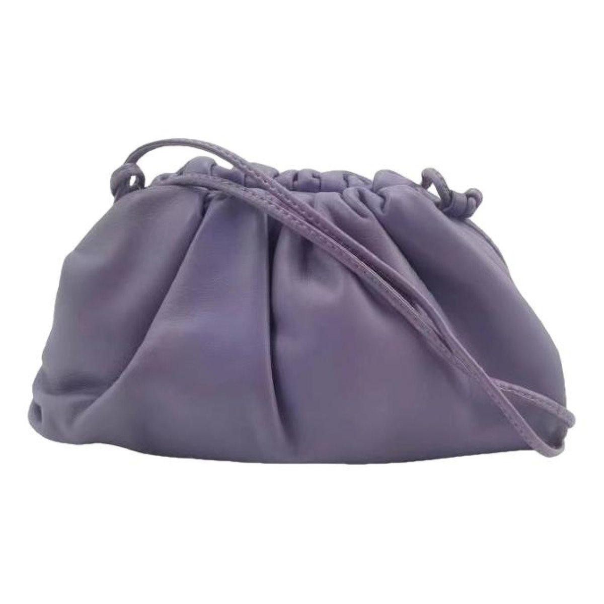 Pouch leather handbag
