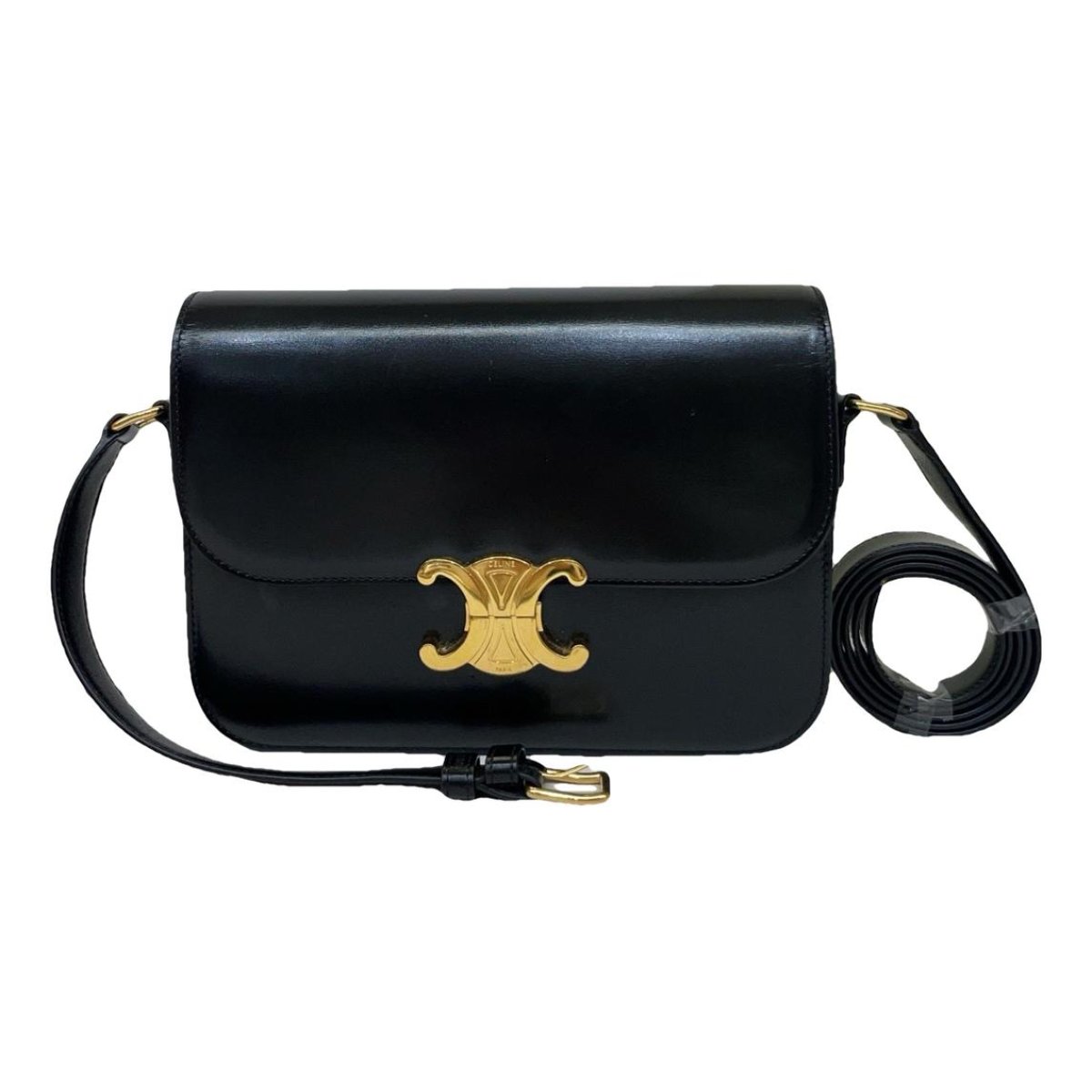 Triomphe leather handbag