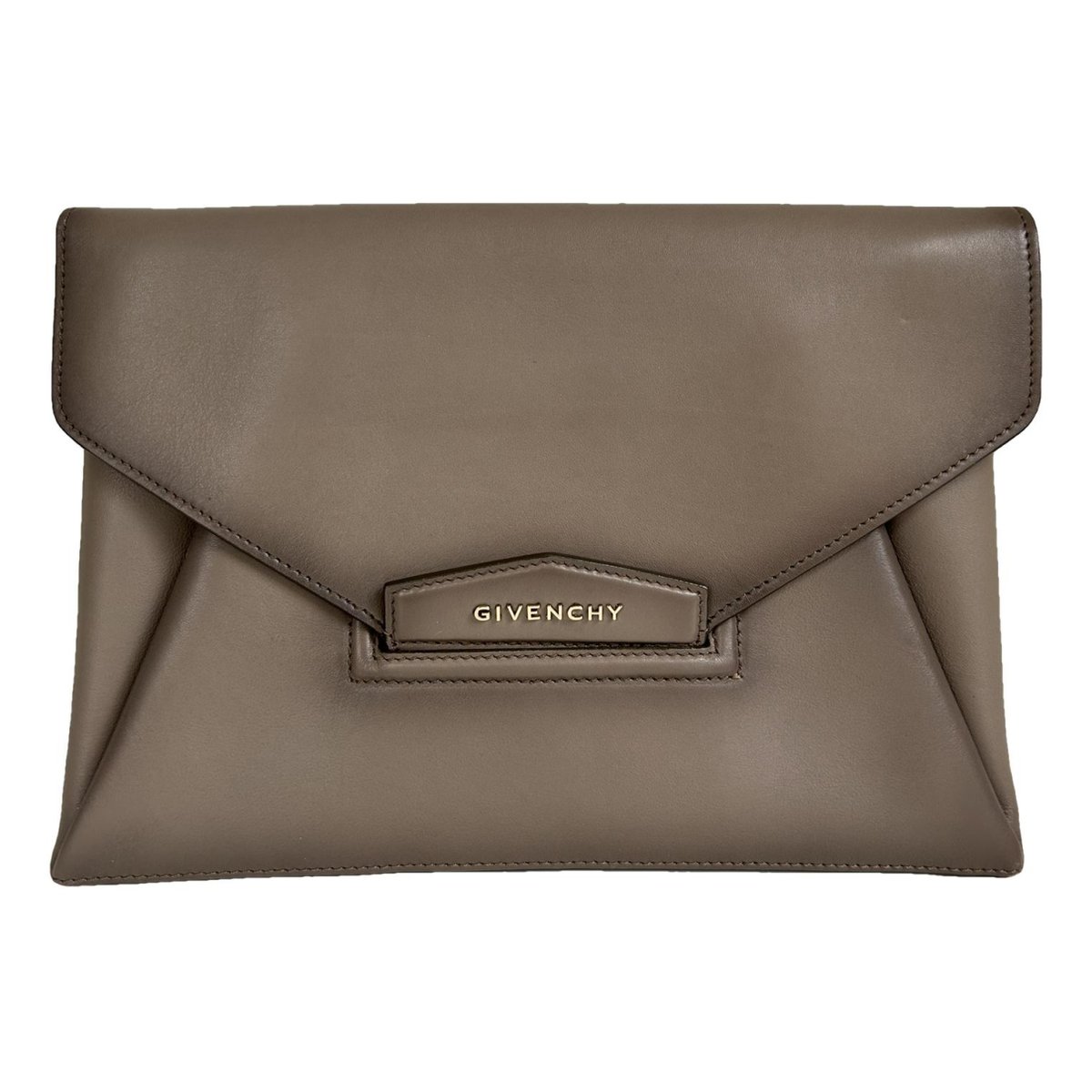 Antigona leather clutch bag