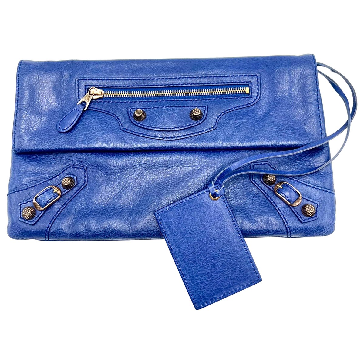 City Clip leather clutch bag
