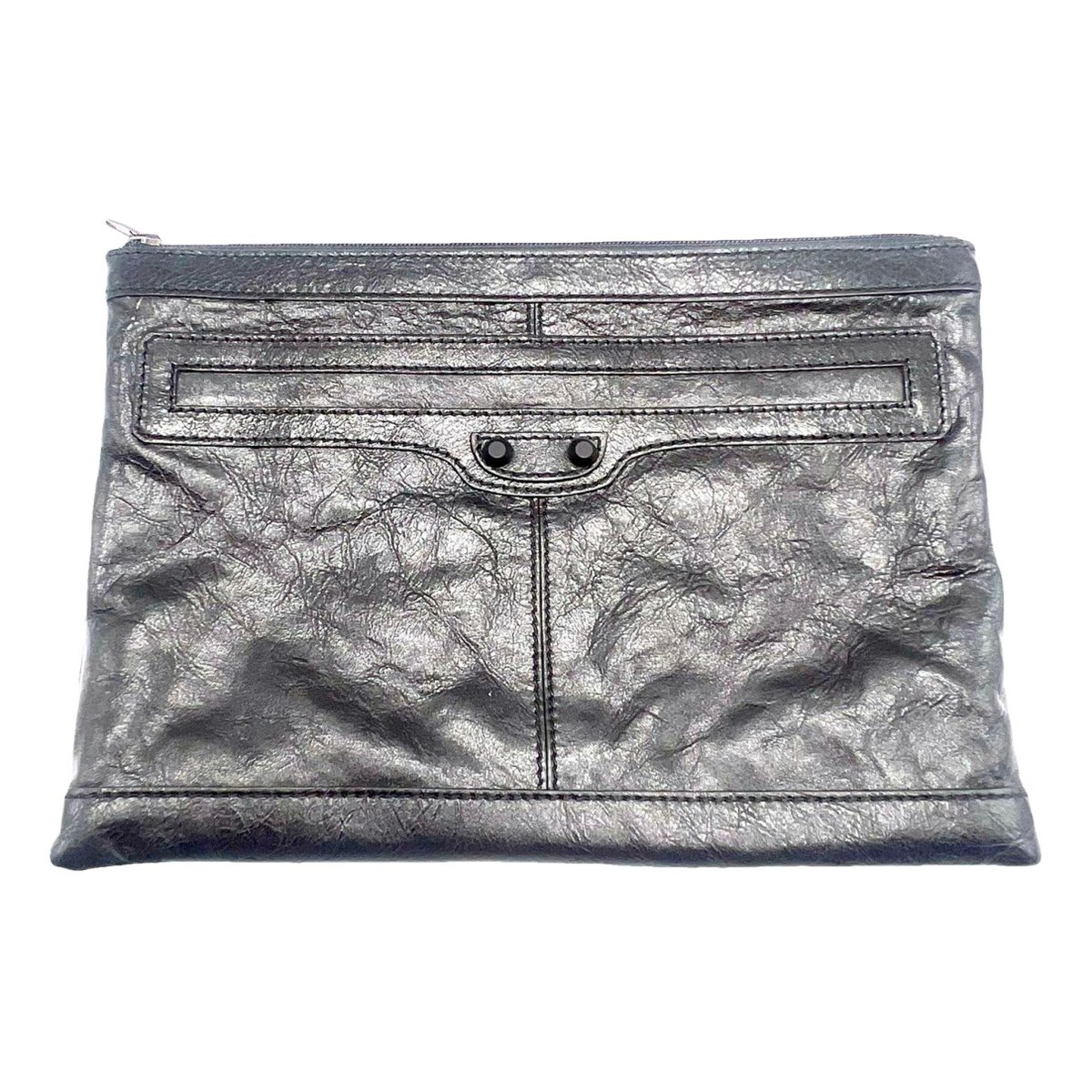 City Clip leather clutch bag
