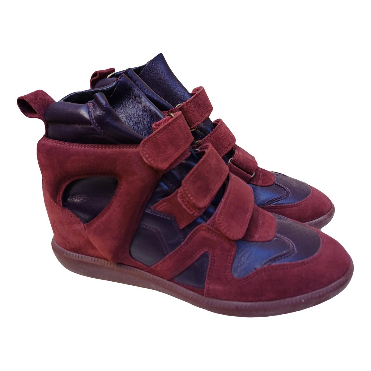Buckee leather trainers