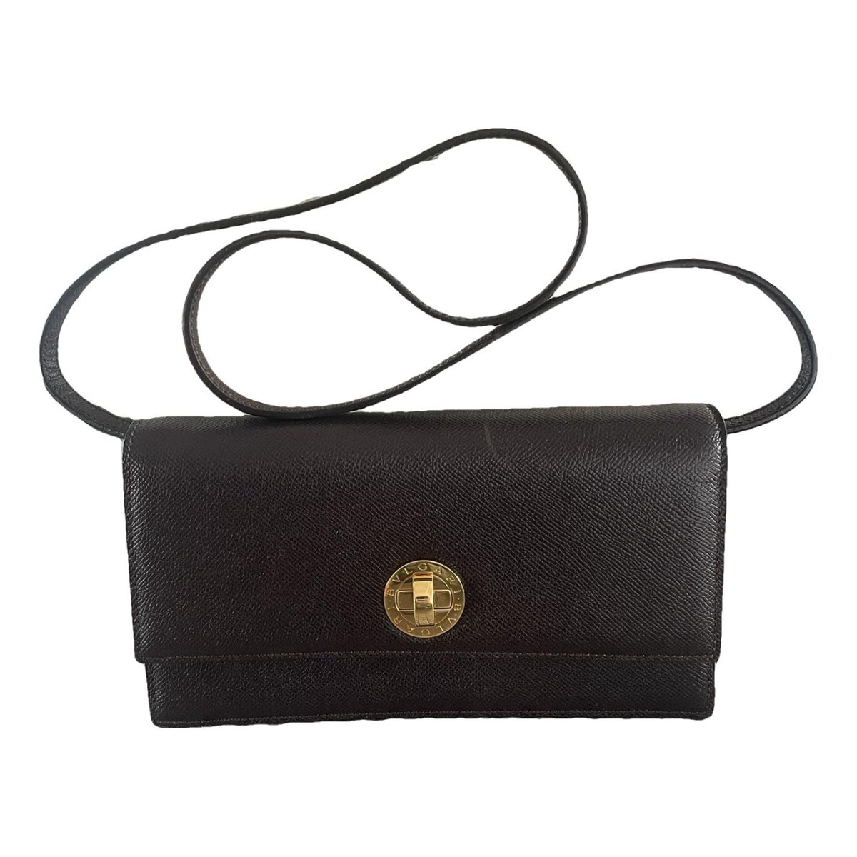 Bulgari leather crossbody bag