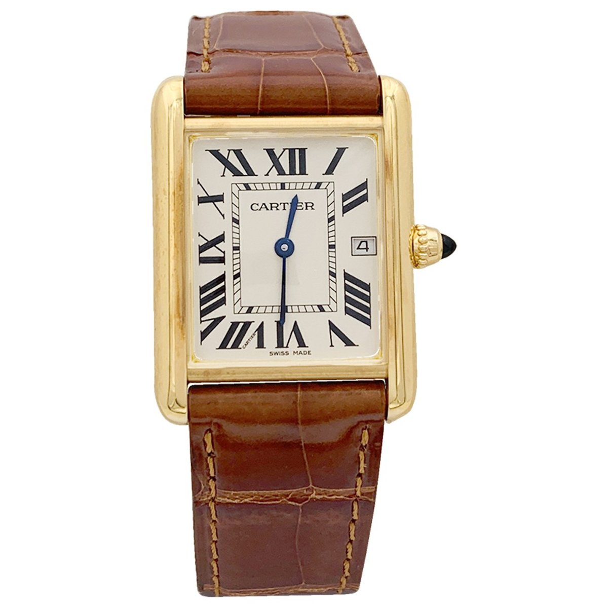 Tank Louis Cartier yellow gold watch