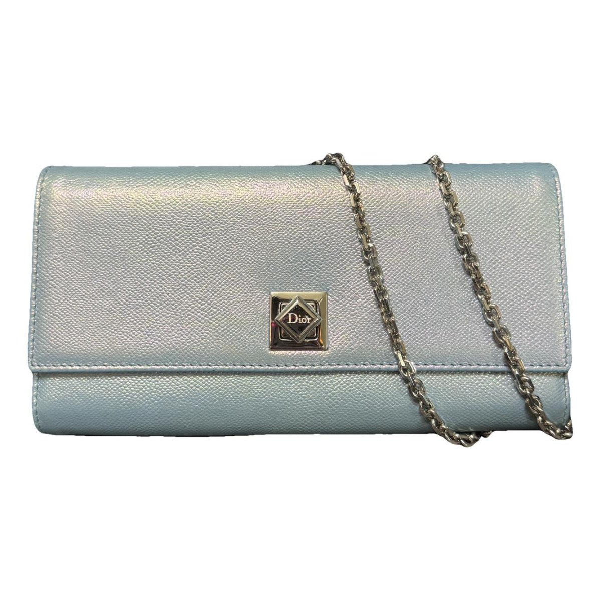 Lady Dior Wallet On Chain leather crossbody bag