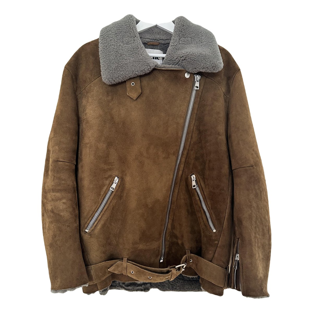 Velocite leather biker jacket