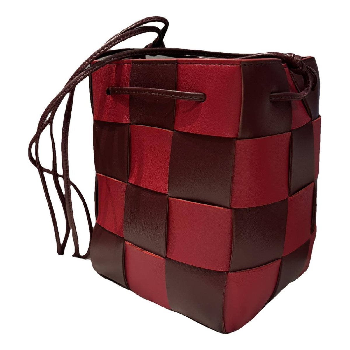 Cassette Bucket leather handbag